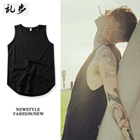 KANYE Biebo High Street Cotton không thường xuyên Cơ sở Vest FOG Áo sơ mi màu rắn đáy của sự sợ hãi của Chúa - Áo vest cotton áo khoác mùa hè nam