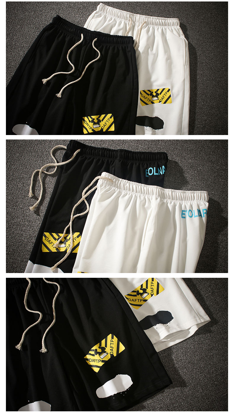 Mùa hè 2018 mới 0F WHITE in quần short nam co rút dây rút chạy thể thao bóng rổ năm điểm quần thủy triều quần tây nam