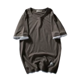 Летняя хлопковая приятная телу футболка с коротким рукавом, комплект для влюбленных, оверсайз