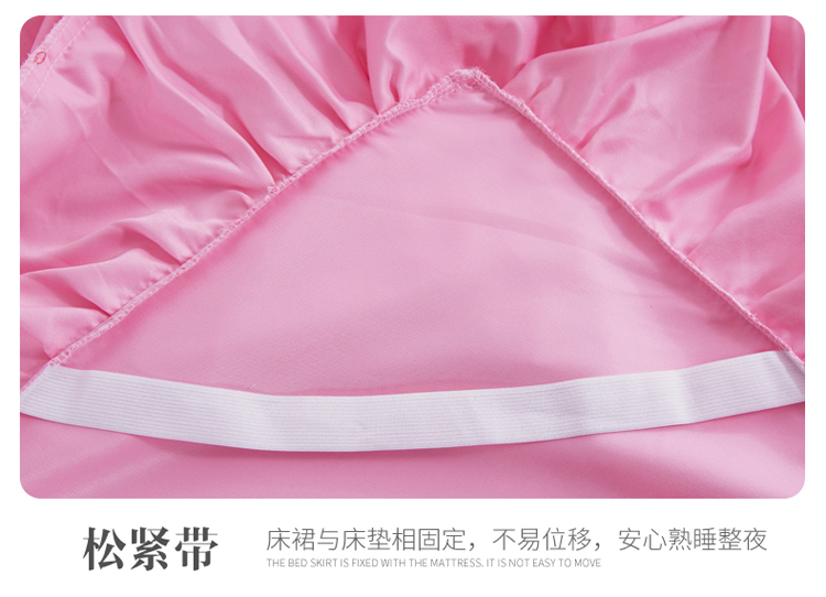 Yu Xuân Hàn Quốc công chúa ren giường bedspread váy một gia đình bốn bộ bốn đôi ren giường chăn flounced - Bộ đồ giường bốn mảnh chăn ga gối đệm giá rẻ