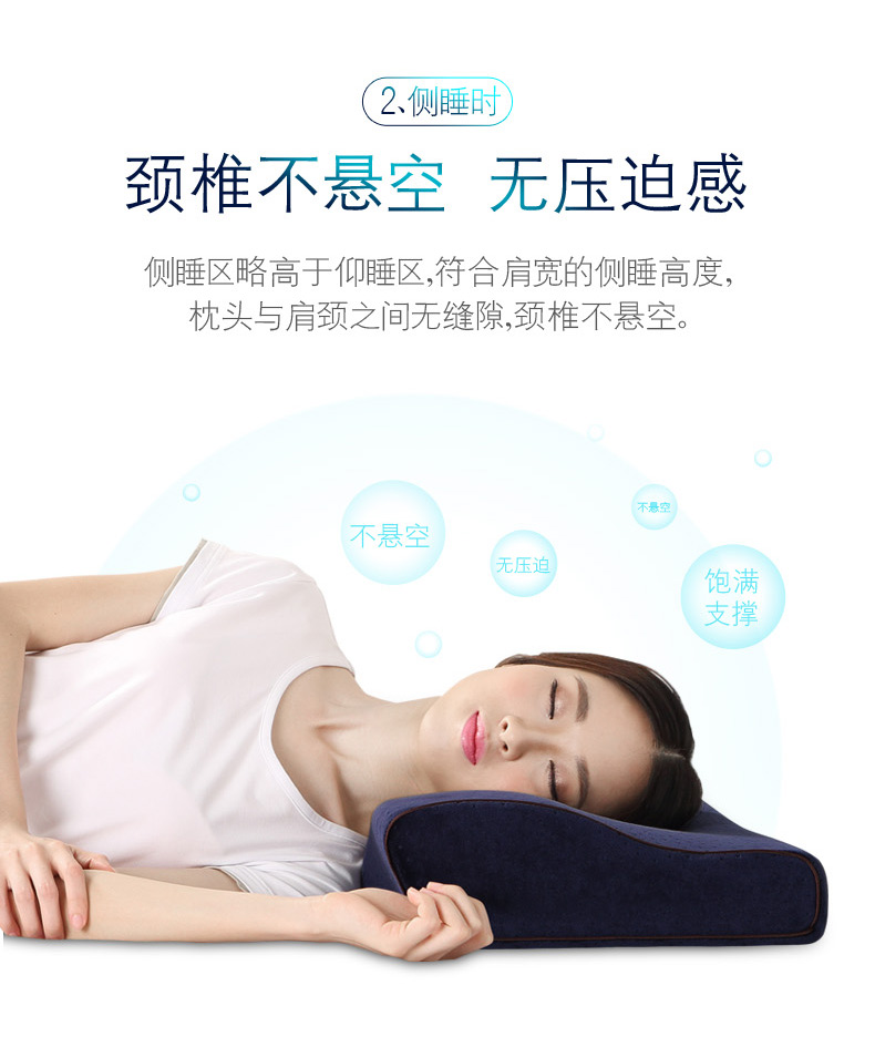 Gối cổ tử cung đơn bộ nhớ gối cổ gối gối người lớn nhớ bông gối cổ gối cho nam và nữ gối chống trào ngược concung