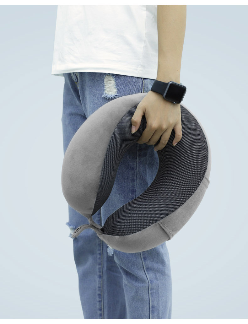 Thái Lan mủ chăm sóc gối u-u-shaped cổ gối cổ gối cổ gối cổ tử cung mủ cao gối ngủ trưa u-du lịch - Gối gối đỡ cổ