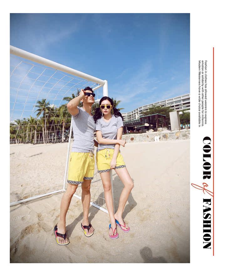 Quần short nam mùa hè cotton và vải lanh lỏng thường mặc năm quần xu hướng quần lớn thẳng Kỳ nghỉ bên bờ biển đôi quần đi biển - Quần bãi biển quần đi biển nam big size	
