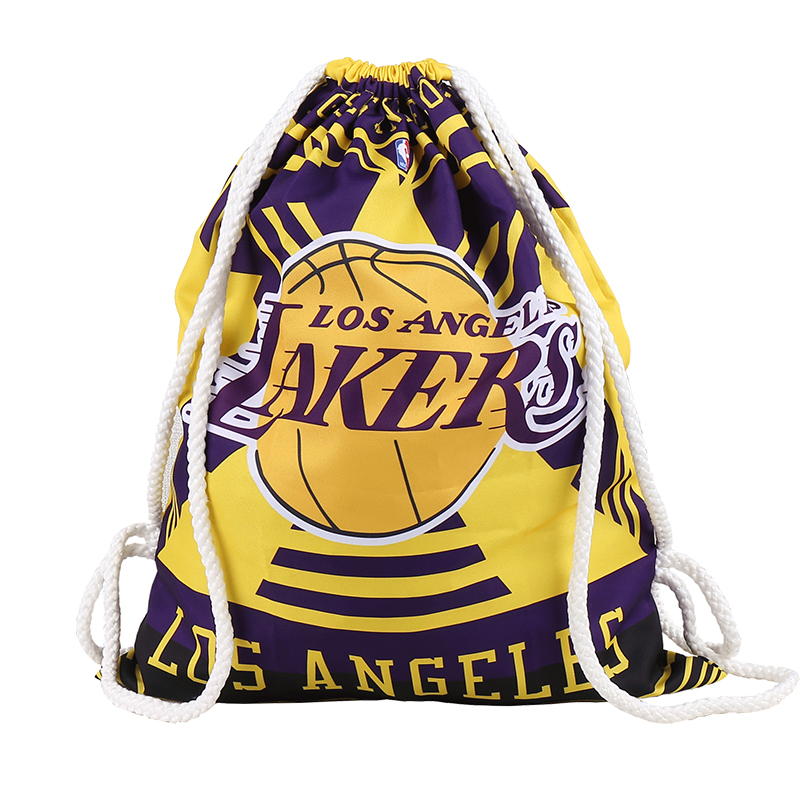 Lakers basketball bag backpack basketball bag training bag double shoulder storage bag bundle mouth large capacity Bucks Nets