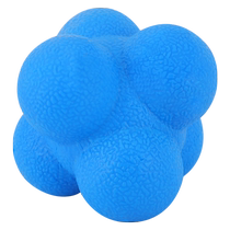 Hexagonal reaction ball direction-changing elastic ball training agility sensitivity irregular elastic tennis speed training equipment