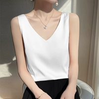 Ivory White [v -neck Толстый плечевой ремень]