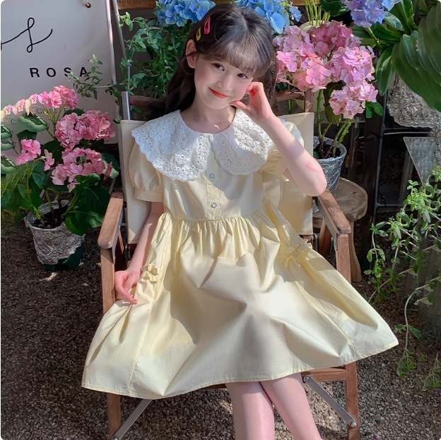 【Clearance Sale, Buy More for Better Deals】Girls' Summer Dress 2026 New Model Princess Dress for Girls — 14