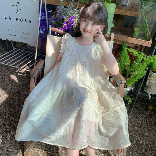 Юбка, летняя одежда, летнее детское платье, хлопковый наряд маленькой принцессы, в западном стиле