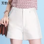 Chất liệu cotton nhẹ nhàng và mềm mại 2019 Amoi quần short cạp cao nữ một từ ba điểm rộng chân rộng quần nữ nóng bỏng - Quần short quần đùi jean nữ