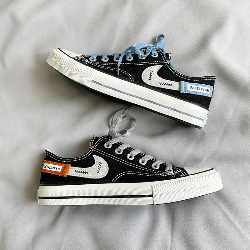 Sails Cloth Shoes Men's Summer Han Edition Low Helps Students Board Shoes 2021 New Countries Tide Shoes Men's Summer Breathable Men's Shoes