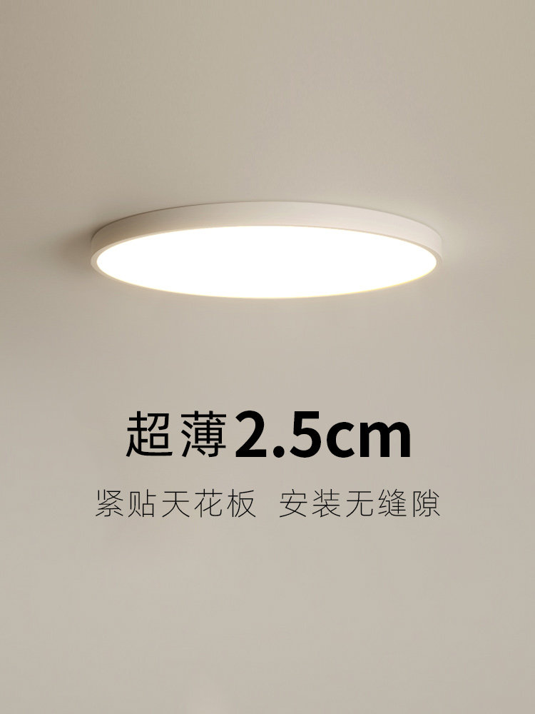 Blue Charm Ultra-Thin Led Ceiling Light, Eye-Protecting, Simple and Modern, Suitable for Kitchen, Balcony, Bedroom, Entryway, Corridor, and Hallway Lighting