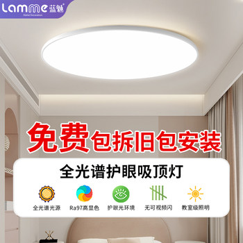 Full Spectrum Eye Protection Bedroom Lamp Modern Simple Led Ceiling Lamp Living Room 2025 New Model Master Bedroom Room Lighting Fixtures