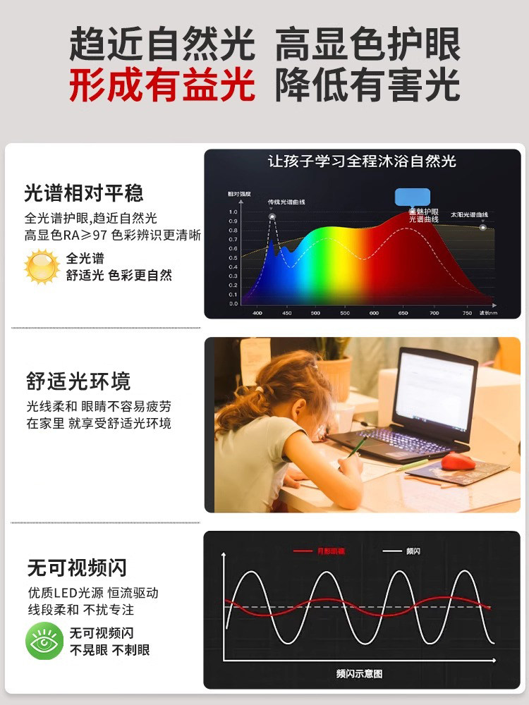 Full-Spectrum Bladeless Fan Light 2025 New Model Invisible Silent Bedroom Ceiling Fan for Master Bedroom Room Fan Chandelier Light