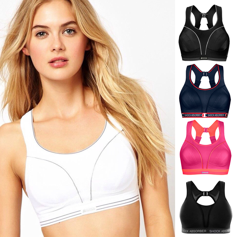 Shock-Absorbing Sports Bra for Women with Large Busts, Minimizing Effect, Running Support Bra, High-Intensity Shockproof Plus-Size Bra