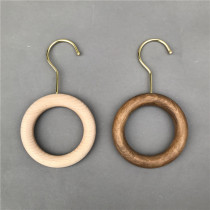 Clothing store adhesive hook scarf towel rack antique ring adhesive hook large beech wood ring S adhesive hook