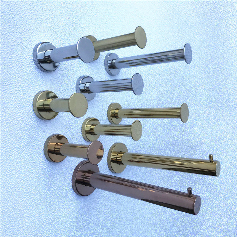 Clothing Store Hooks Display Golden Wall Display Hook Long Wall-mounted Upper Wall Stainless Steel Point Hanging Wardrobe Hooks