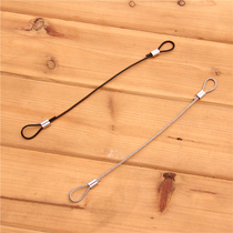 Simple steel wire hanging clothes chain clothing store hanging ring hanging clothes hanger display rack wall clothing rack hanging chain