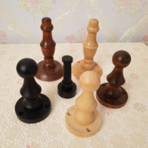 European-style clothes adhesive hook single hook Creative clothes hook coat hook wall hanging hook Wall single clothes hook solid wood