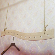 Clothing store ring display rack Wall hanger hanger European clothing rack Clothing props hang clothes hang