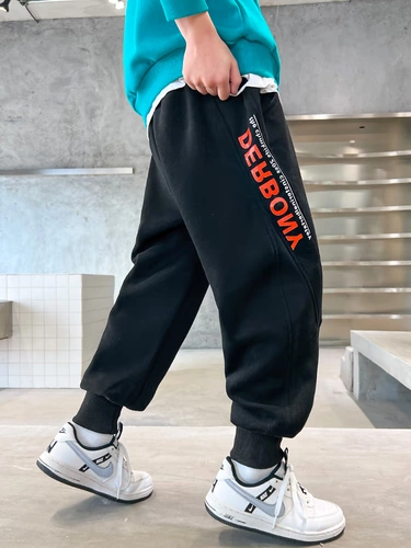 Детские весенние осенние спортивные штаны для мальчиков, детская одежда, коллекция 2023, подходит для подростков