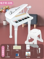 Реалистичное белое пианино, набор