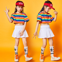 Children play out the street dance 61 cheerleaders perform the jazz dance costumes girls hiphop wave fashion
