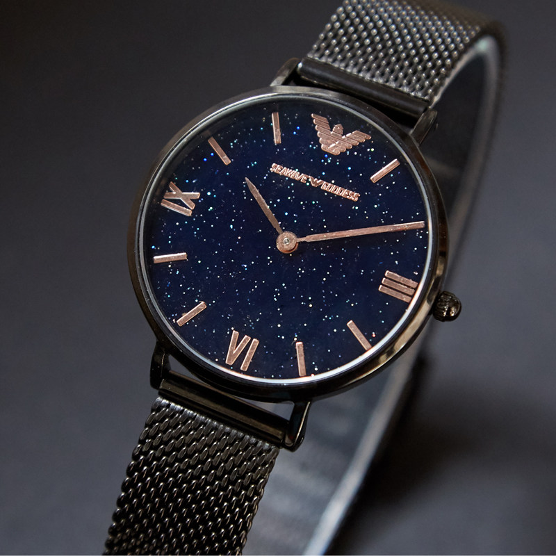 Armani star watch ladies brand simple temperament waterproof trend brand fashion student women's watch