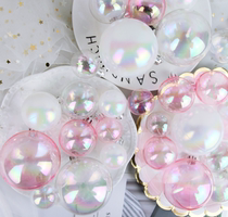 Net red ins cake decoration Ball Magic Bubble Ball transparent ball cake decoration magic ball