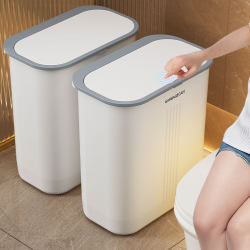 Toilet trash can For Home 2025 New arrival toilet gap with lid large capacity living room kitchen narrow special bucket