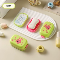 Матча, мыло для путешествий, мыльница