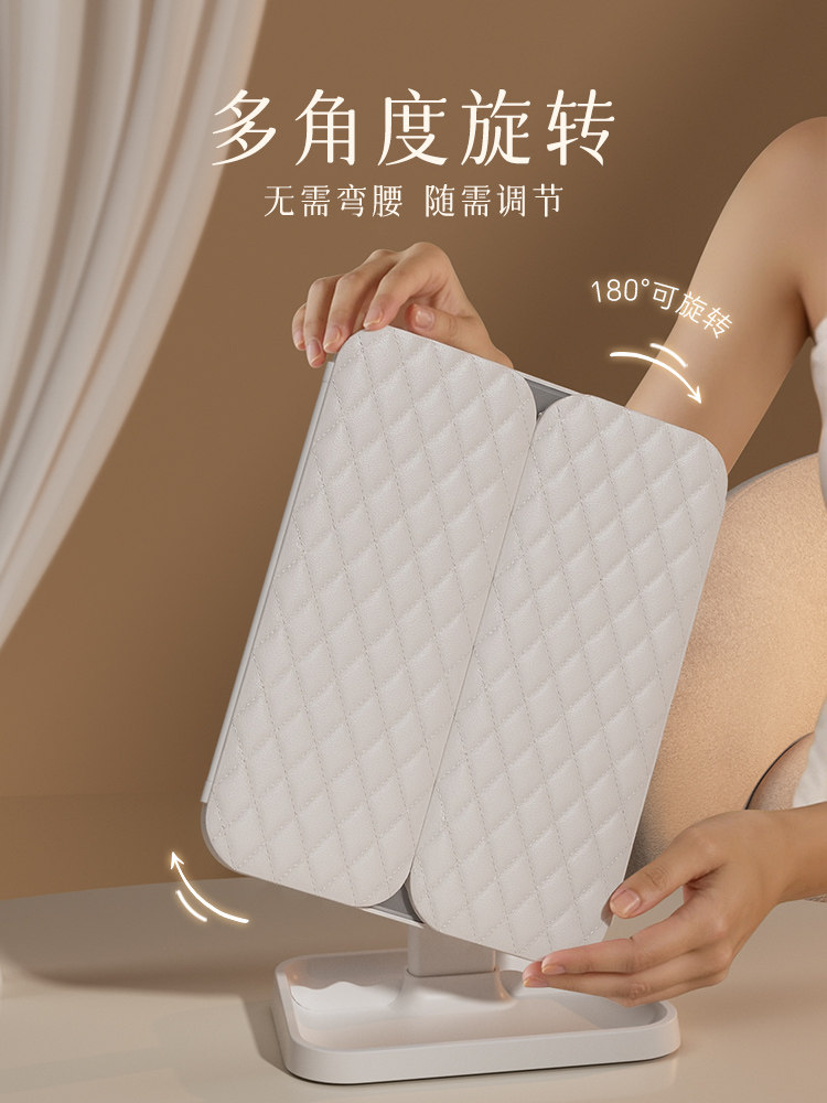 70% off Foldable Makeup Mirror with Led Light, Desktop Mirror, Standable, for Home, Student Dormitory, Magnifying Vanity Mirror