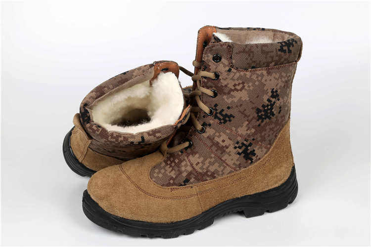 Boots militaires pour homme en Anti-fourrure - Ref 1397895 Image 23