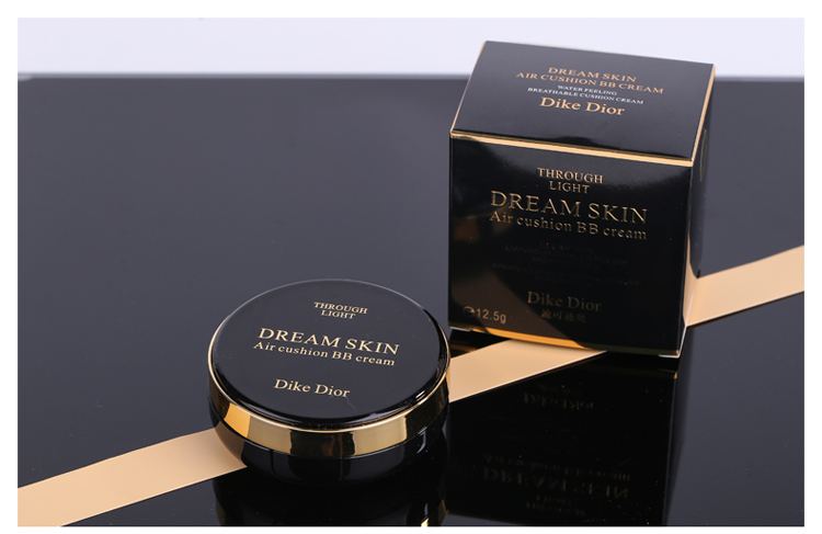 Đích thực Dike Dior Dior Dior Nước Nhạy Cảm Pad Thoáng Khí Kem Kem Che Khuyết Điểm Giữ Ẩm Cách Ly Kiểm Soát Dầu Bột BB Cream phấn phủ peach