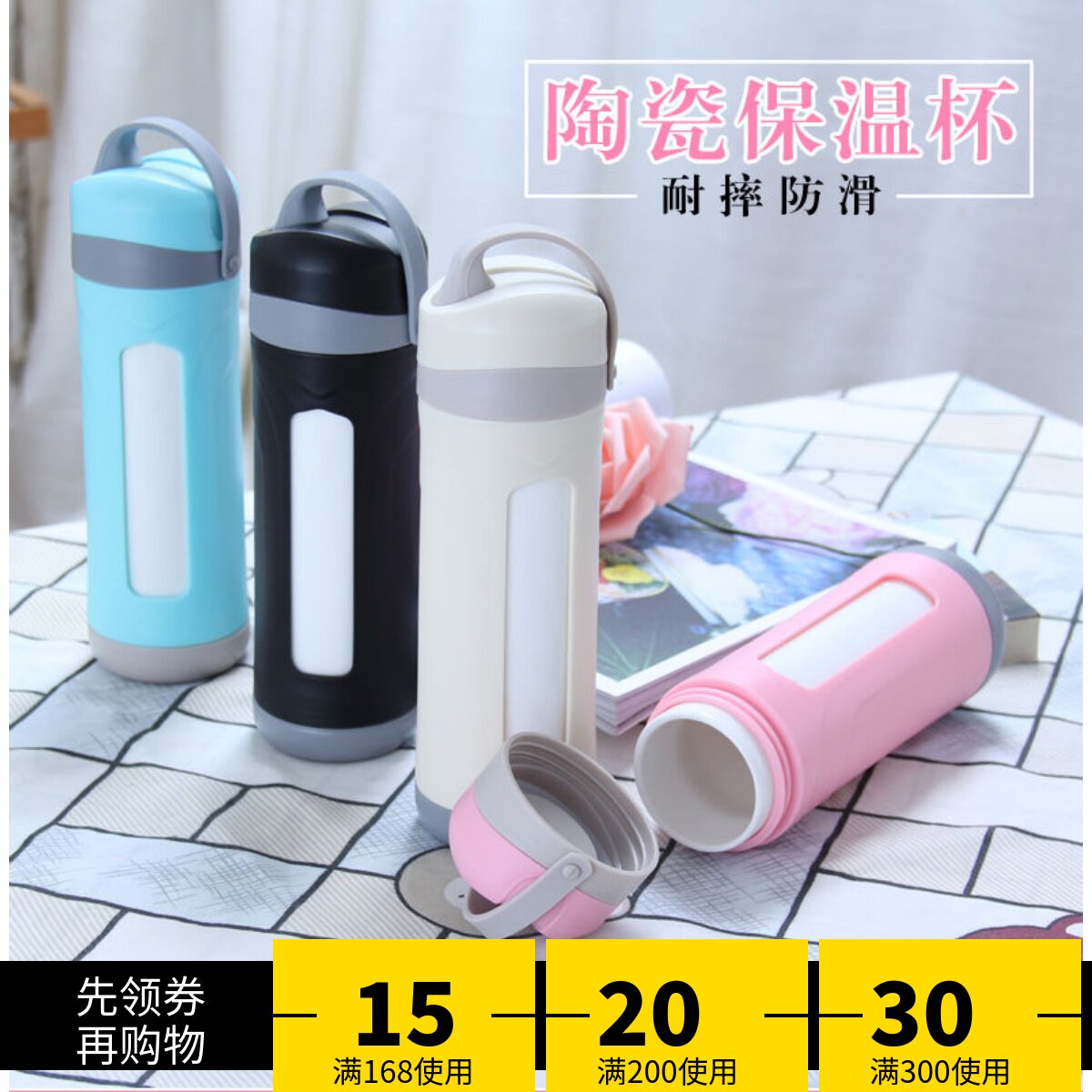 Ceramic inner-gall thermal cup health cup high temperature bubble teacup men and women couples creative water cup portable car cup