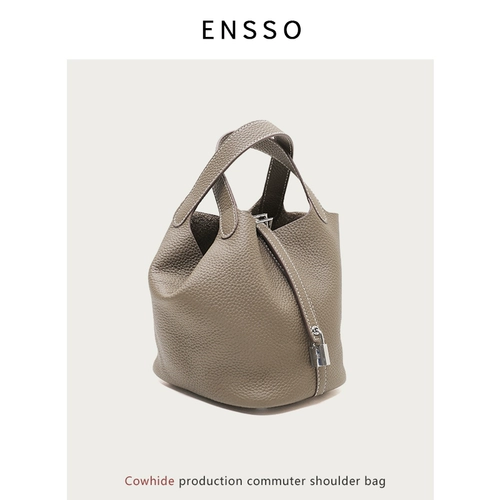 Модная сумка через плечо, лента, корзина, барсетка, из натуральной кожи