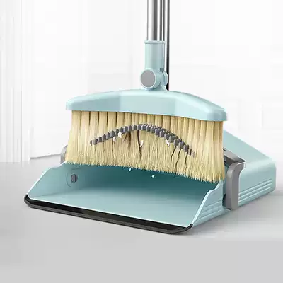 Broom, broom, dustpan set, household combination, dry and wet padded broom, single soft hair sweeping hair artifact