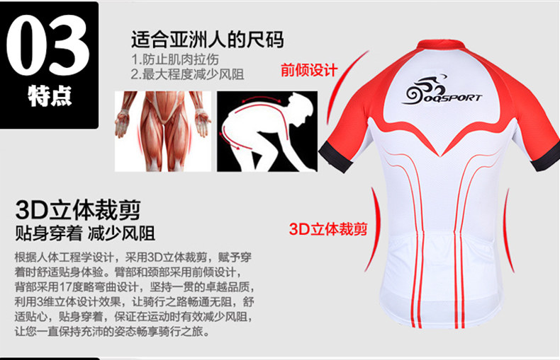 Tenue de cyclisme mixte OQSPORT - Ref 2210497 Image 9