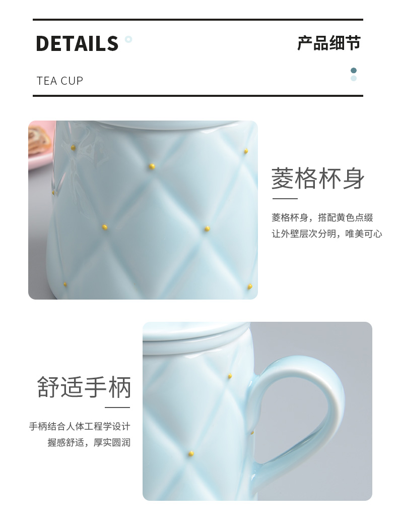 Xiang feng ceramic filtration separation with cover the tea cups cups kung fu tea cup tea cup home office tea cups