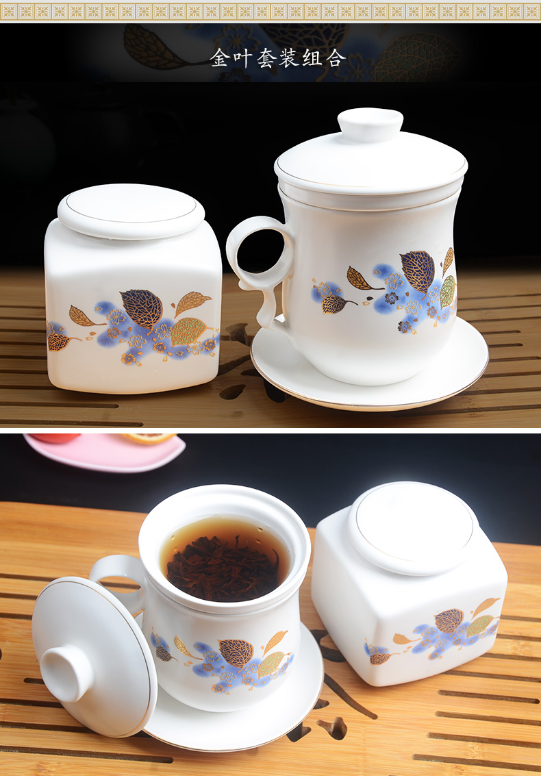 Xiang feng ceramic filtration separation with cover the tea cups cups kung fu tea cup with water glass tea pot