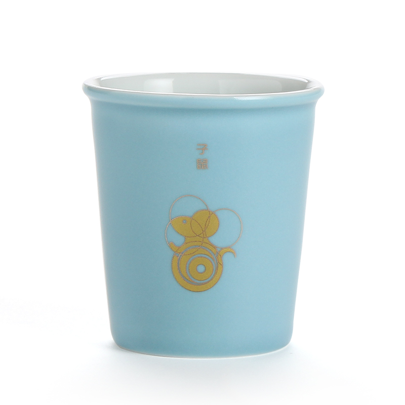 Ceramic cup with cover glass cups office cup China custom zodiac personalized glass paper cups
