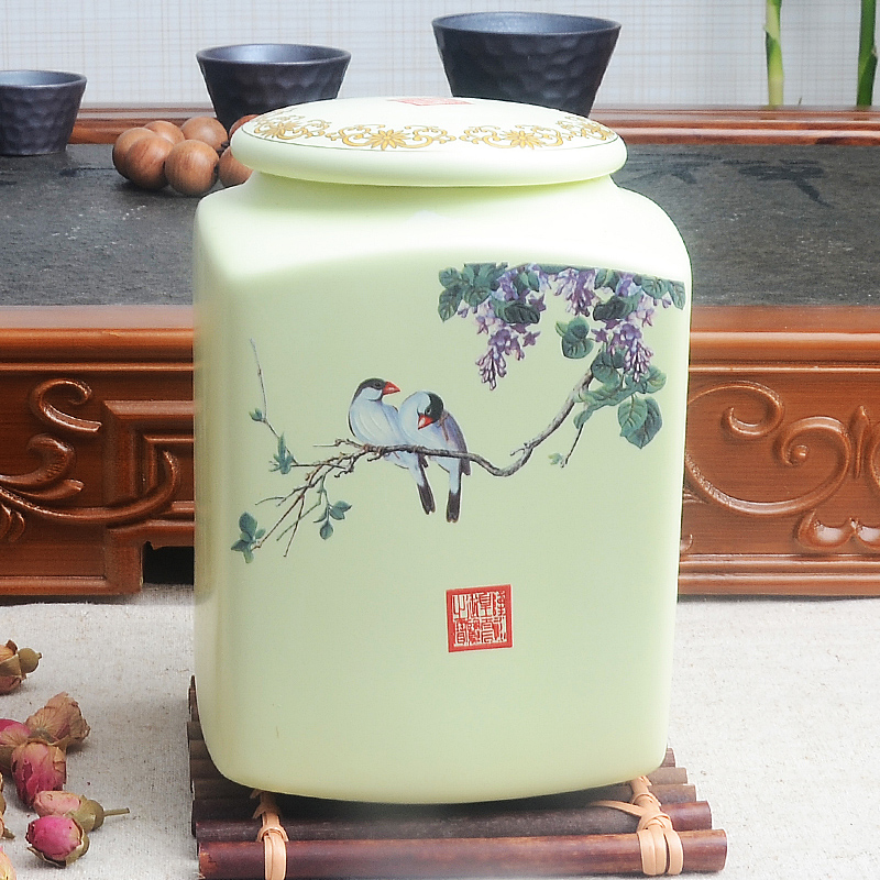 Xiang feng ceramic pot pu 'er tea storage POTS trumpet quality manual tea boxes to wake POTS sealed as cans
