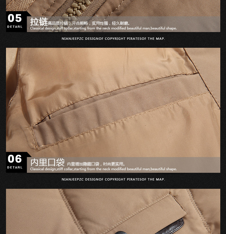 Blouson homme NIANJEEP    en Polyester - Ref 3121725 Image 26