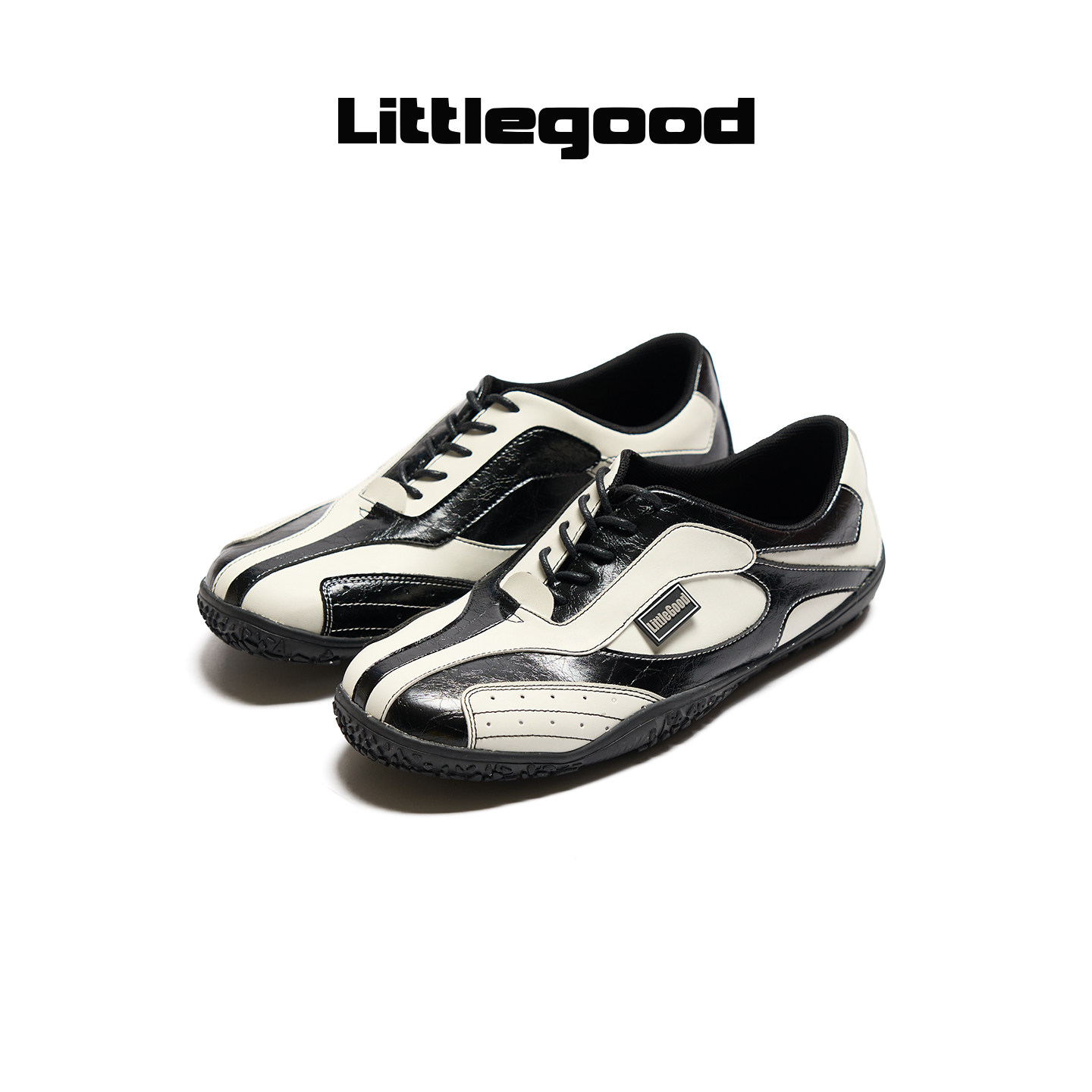 Littlegood retro casual moral training shoes for women 2026 autumn new style versatile and comfortable
