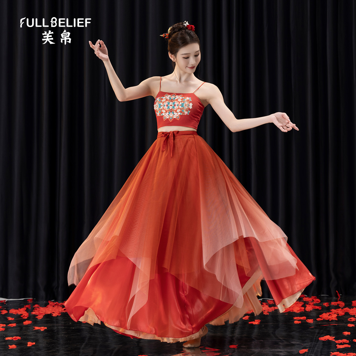💃 汉唐舞者的梦幻选择 | 芙帛古典舞蹈服演绎古典之美 💃-古典舞服-淘宝好物网