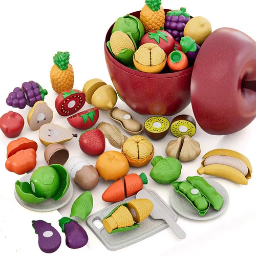 Детская семейная игрушка для разрезания для мальчиков и девочек, можно грызть, подарок на день рождения