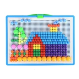 Интеллектуальная игрушка с грибочками-гвоздиками, головоломка для мальчиков для детского сада, раннее развитие, 3 лет