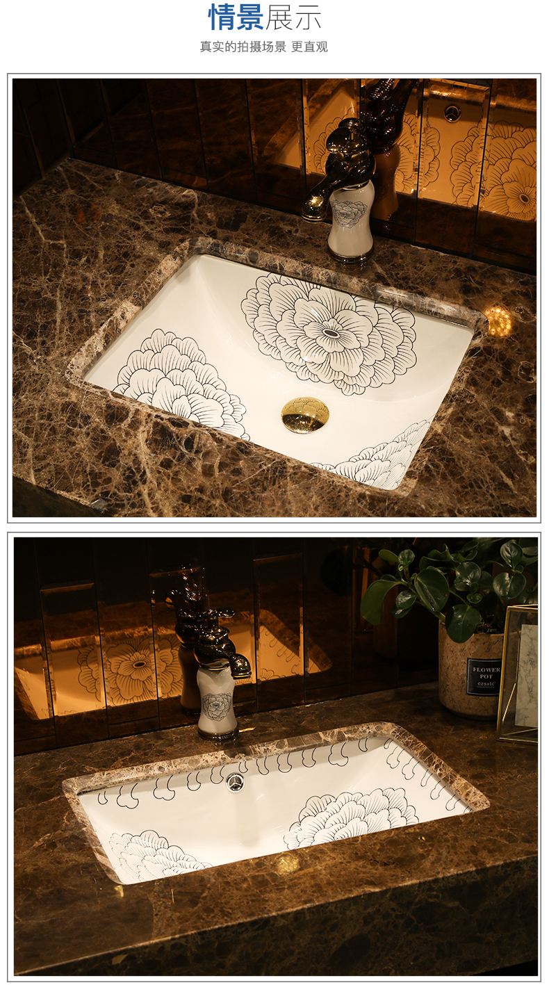 Art ceramic undercounter square embedded balcony sink size more toilet lavatory basin that wash a face