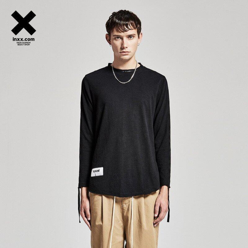 【INXX】INXX 秋季新品长袖纯棉黑色T恤男女通款XX63011551
