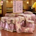 Beauty khăn trải giường gia đình của các câu lạc bộ Bốn bệnh viện nông thôn pháp trị liệu massage xông hơi SPA chăn châu Âu với một bông giường váy - Trang bị tấm