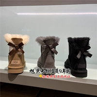 UGG Snow Boots Женская обувь искренняя покупка классических коротких коротких ботинок для ботинок ленты 1016501 Средние ботинки зима